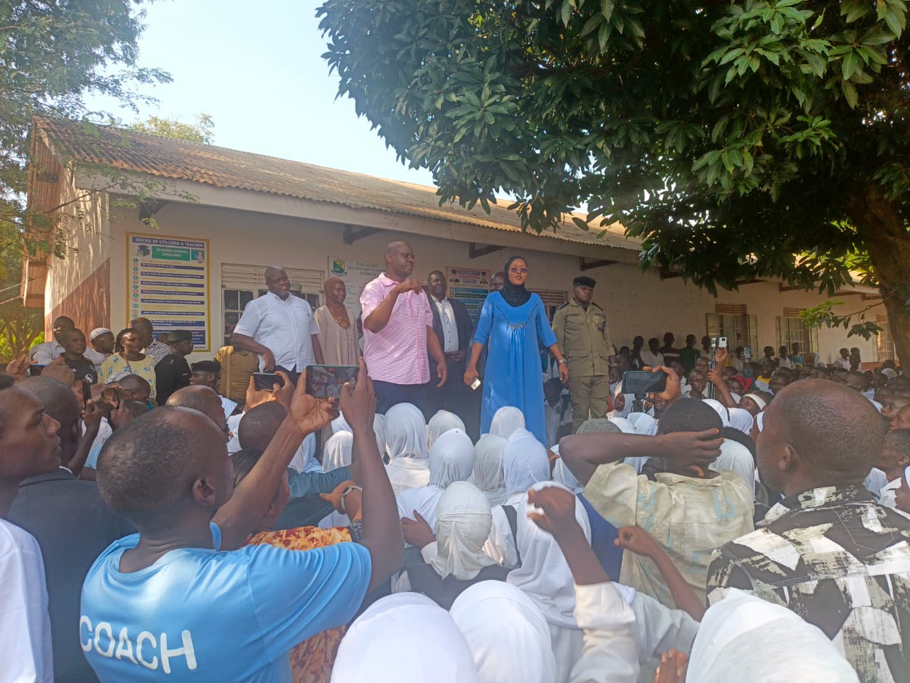 The Minister, Hon. Balaam, conducted an inspection visit to Mbale High School, the Nakaloke–Namanyi Road, and Nakaloke Secondary School to assess compliance with government directives and review ongoing development projects.