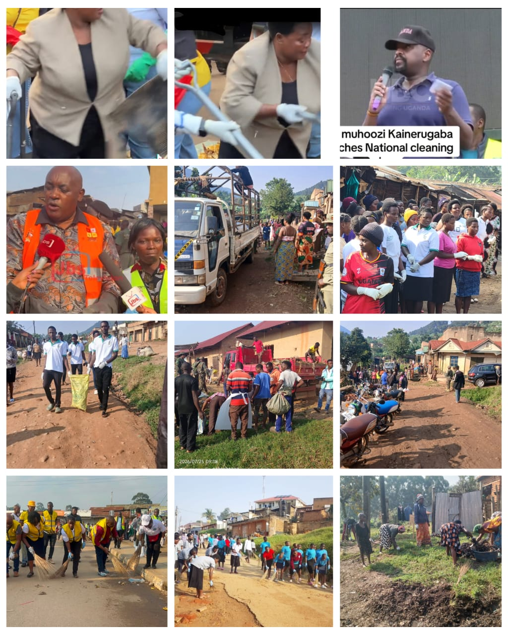 UGANDA STANDS STILL FOR CLEANLINESS AS KANUNGU JOINS FIRST NATIONAL CLEANING DAY