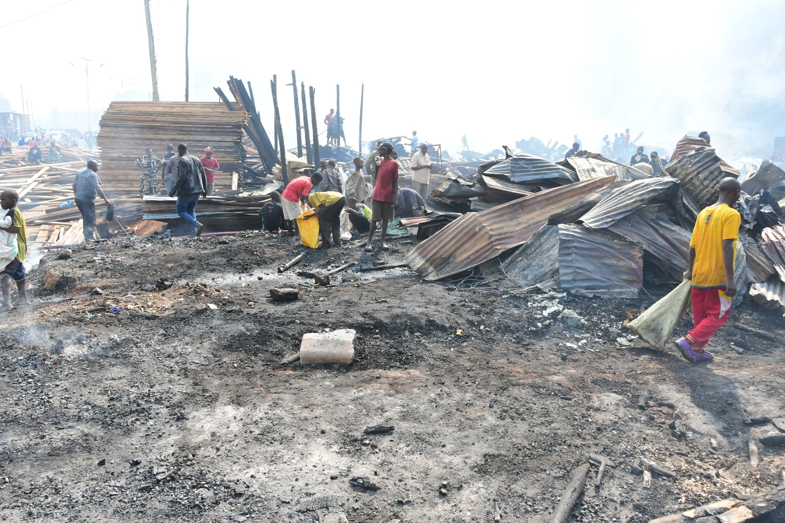 Hon. Barugahara Balaam Pledges Support to Victims of Devastating Mbarara Timber Market Fire
