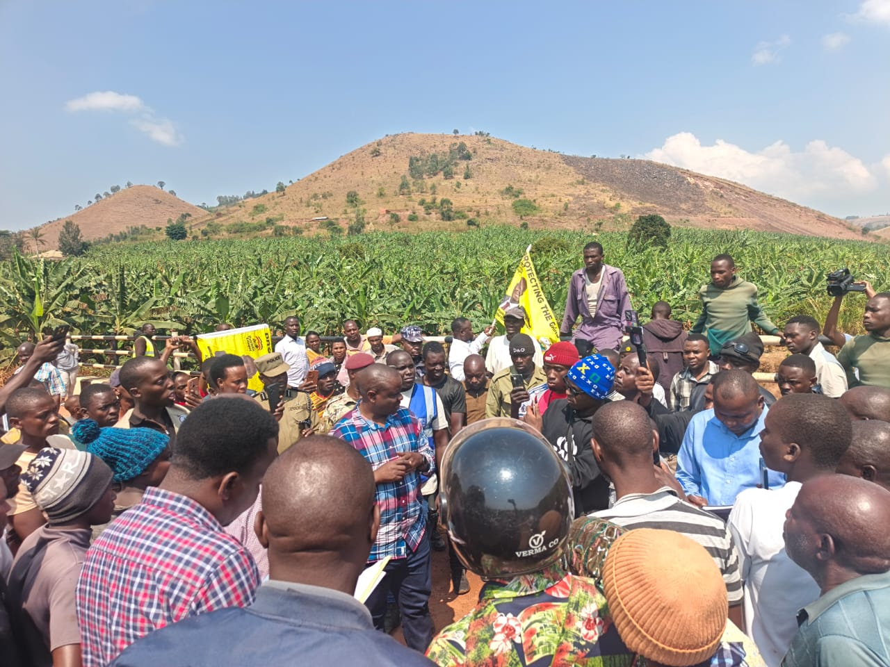 Hon. Balaam Inspects Shuro Bridge, Finds It in Good Condition