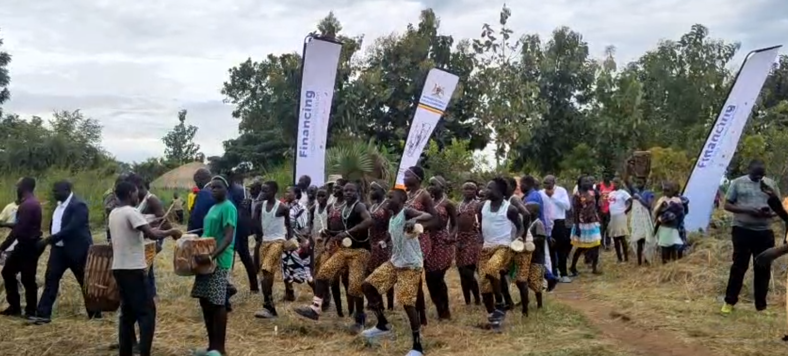 Watch : Kal Village, Amuru District welcomes guests ahead of the commissioning of the Pawel Langetta Mini Water Supply