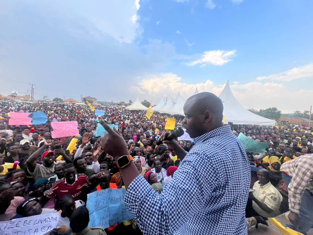 Hon. Balaam in Buwambo Parish, Nansana for PDM Assessment